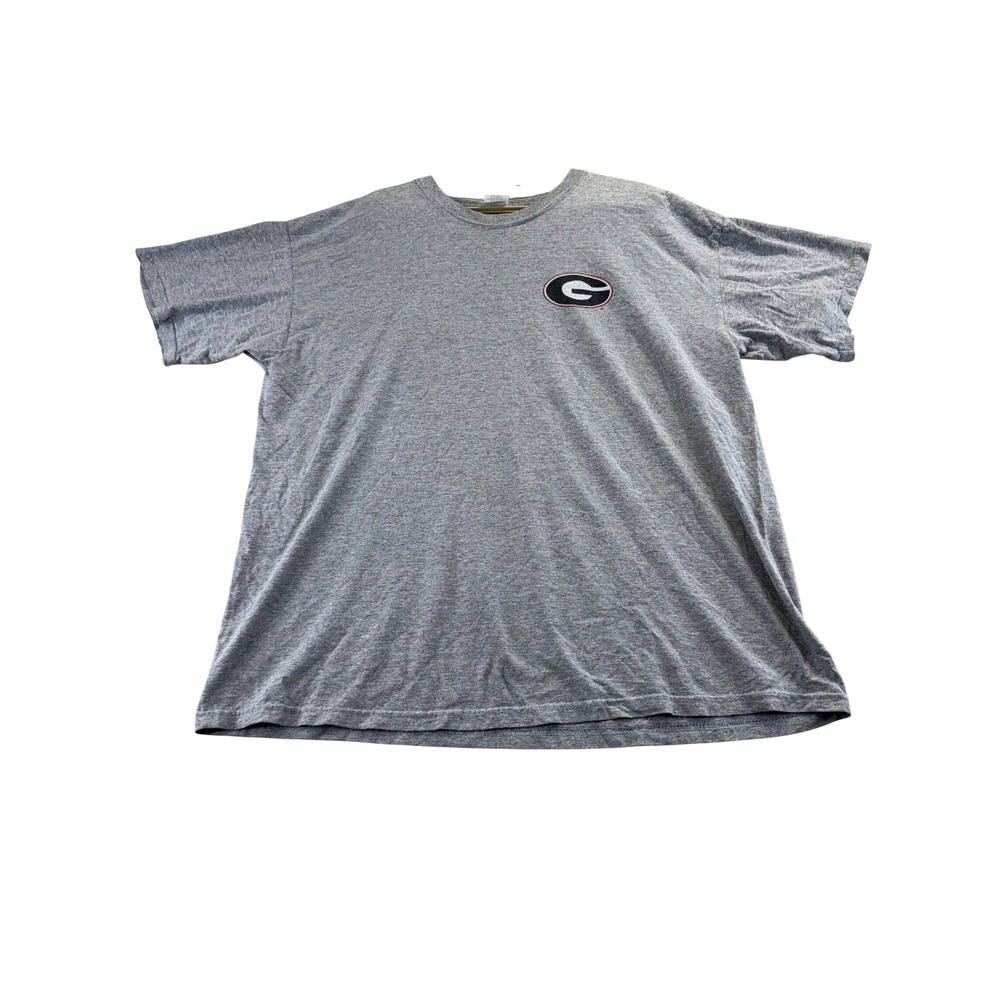 Gildan T-Shirt Mens XL Gray Georgia Bulldogs NCAA Short Sleeve Graphic Tee